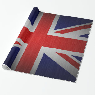 BRITISH FLAG WRAPPING PAPER