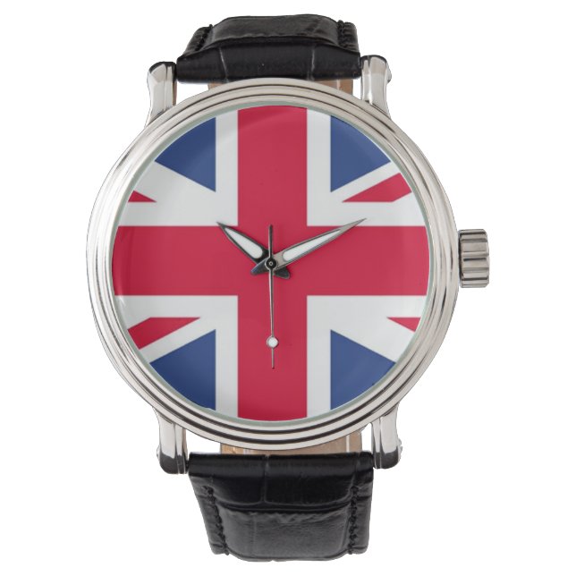 British Flag wrist watch (Front)