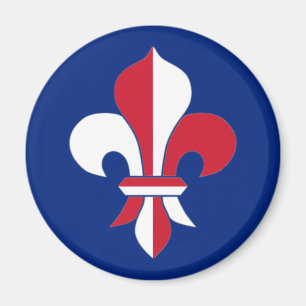 British Fleur-de-Lis Magnet