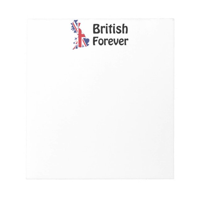 British Forever Notepad (Front)