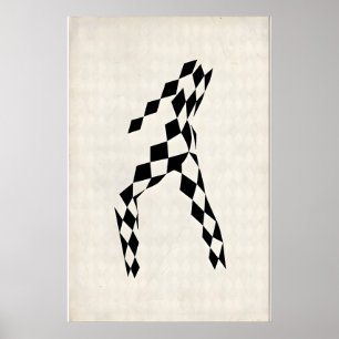 British Glam Rock Original Poster Print Design