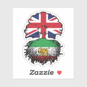 British Grown Iranian Roots Lion and Sun