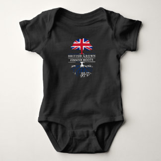 British Grown with Finnish Roots Finland Design Baby Bodysuit