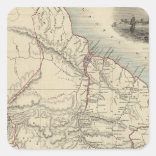 British Guayana Square Sticker