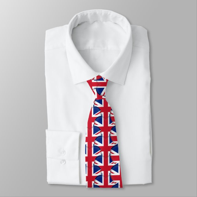 British Hearts, Union Jack Flag / United Kingdom Tie (Tied)