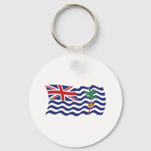 British Indian Ocean Flag Keychain