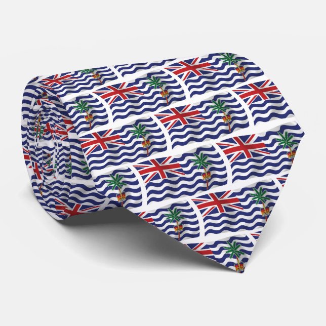 British Indian Ocean Flag Tie (Rolled)