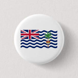 British Indian Ocean Territory Flag 1 Inch Round Button