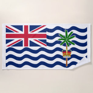 British Indian Ocean Territory Flag Beach Towel