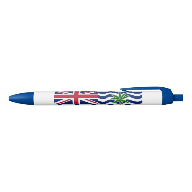 British Indian Ocean Territory Flag Blue Ink Pen (Top)