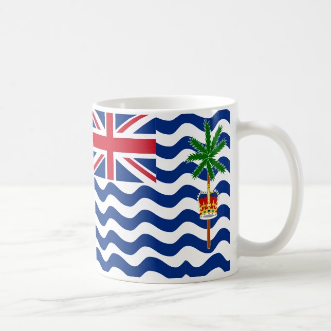  British Indian Ocean Territory Flag Ceramic Mug (Right)