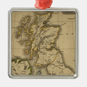 British Islands 2 Metal Ornament