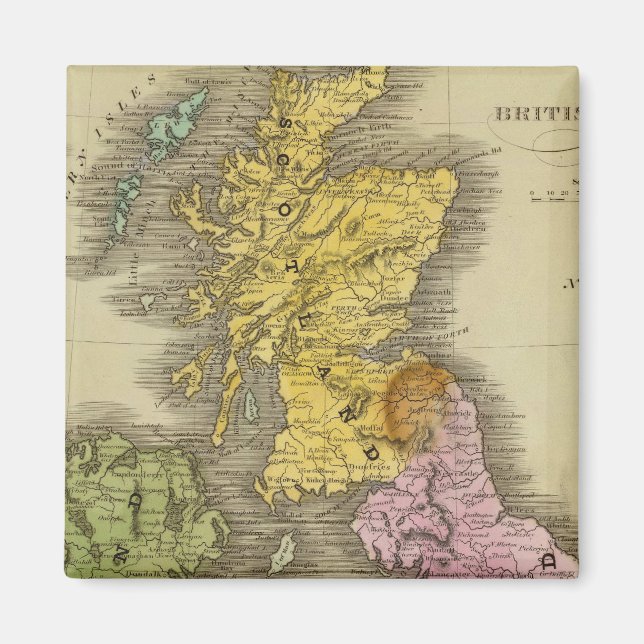 British Islands 3 Magnet (Front)