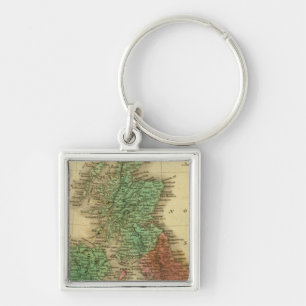 British Islands 4 Keychain