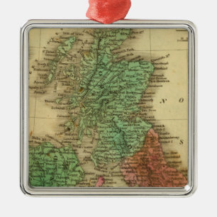 British Islands 4 Metal Ornament