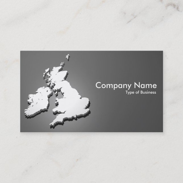 British Isles 3d 011 Business Card (Front)