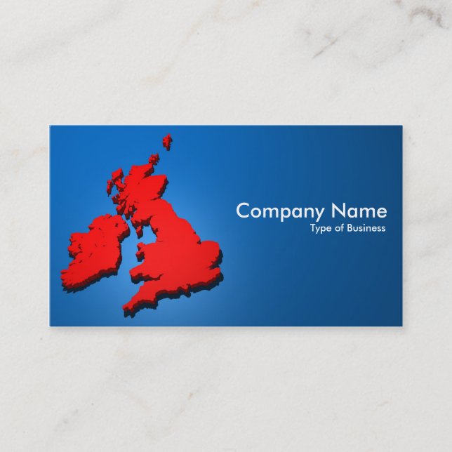 British Isles 3d 03 Business Card (Front)