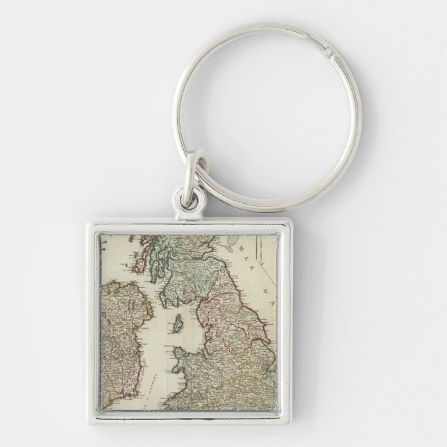 British Isles 4 Keychain (Front)