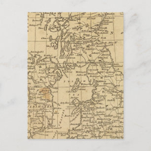 British Isles 5 Postcard