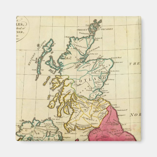 British Isles 6 Magnet (Front)