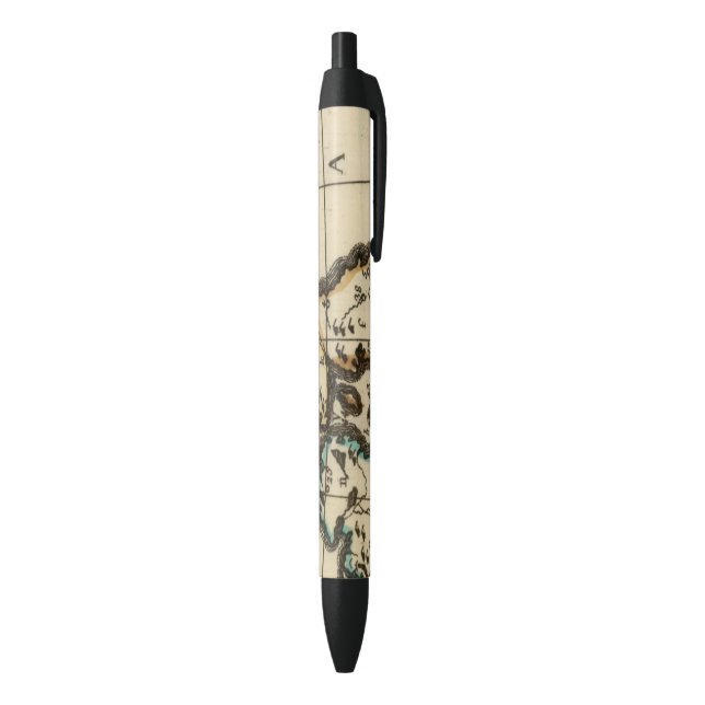 British Isles 7 Black Ink Pen (Bottom (Vertical))
