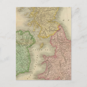 British Isles 8 Postcard