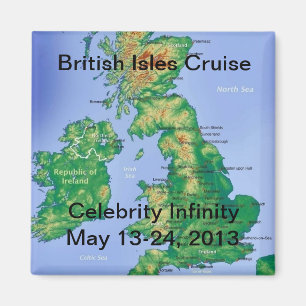 British Isles Cruise Magnet 2013