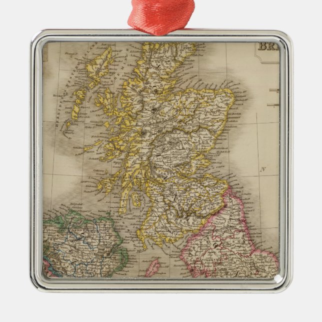 British Isles Metal Ornament (Front)