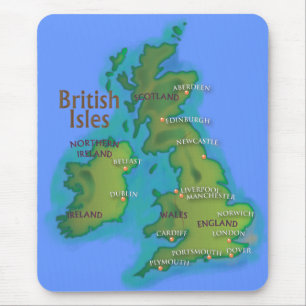 British Isles Mouse Pad