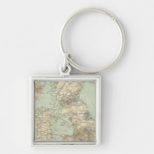 British Isles railways Keychain
