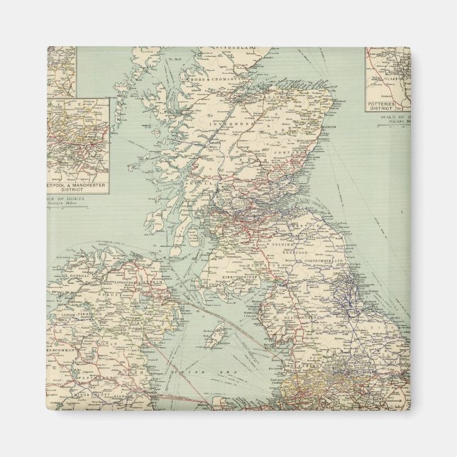British Isles railways Magnet (Front)