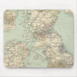 British Isles railways Mouse Pad