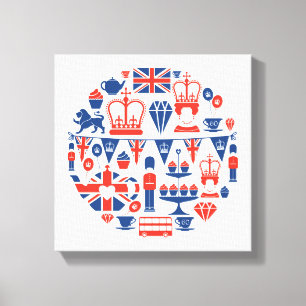 British Jubilee Icons Canvas Print