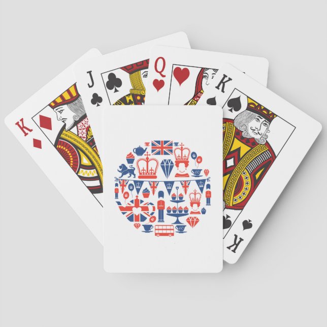 British Jubilee Icons Playing Cards (Back)