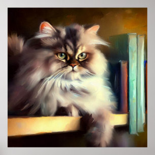 British Longhair Cat  Poster