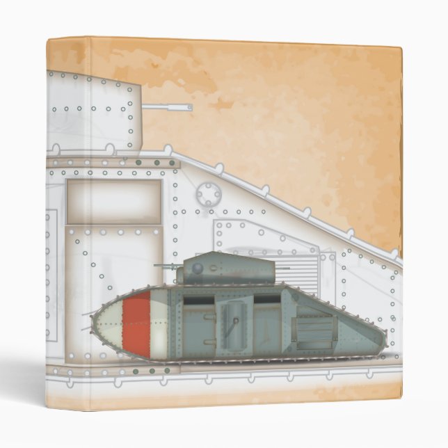 British Mark 1 Tank Binder (Front/Spine)