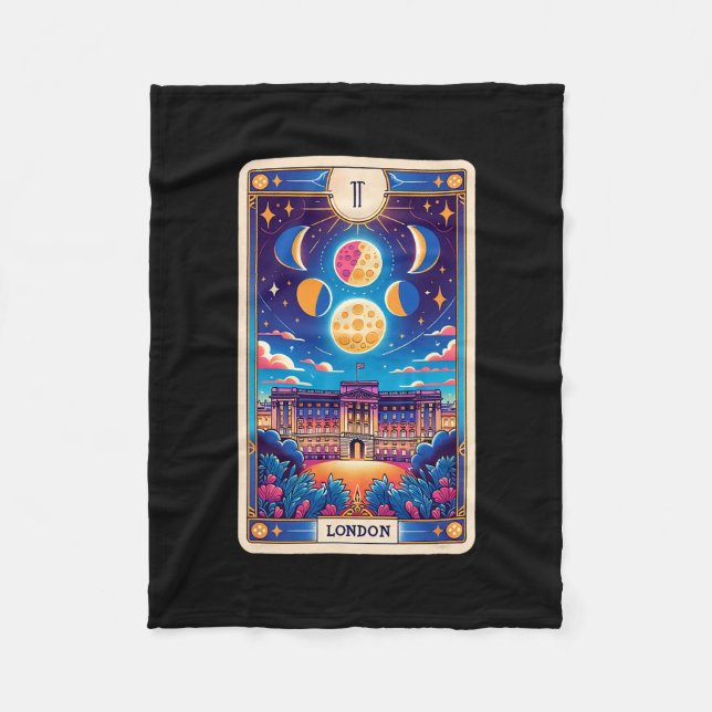 British Monuments Sightseeing And London  Fleece Blanket (Front)