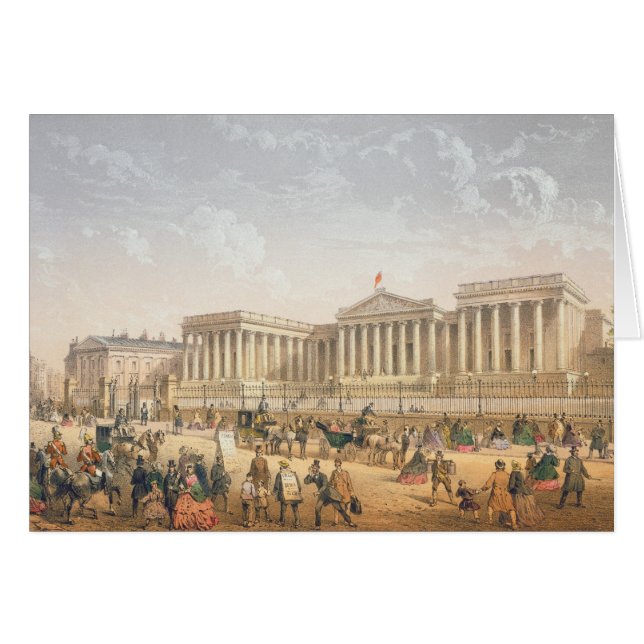 British Museum, c.1862 (litho de couleur) (Devant horizontal)