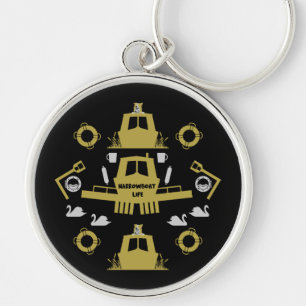 British Narrowboat Gifts Keychain
