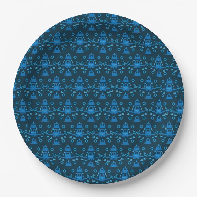 British Narrowboat Gifts Paper Plate (Front)