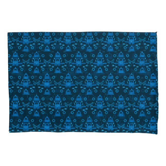 British Narrowboat Gifts Pillowcase (Front-Left)