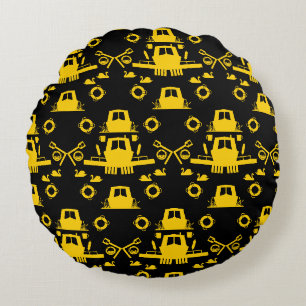 British Narrowboat Gifts Round Pillow