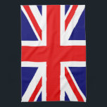 British National Flag - Union Jack  Kitchen Towel<br><div class="desc">UNION JACK - THE BRITISH FLAG
The Union Jack,  or Union Flag,  is the de facto national flag of the United Kingdom.</div>