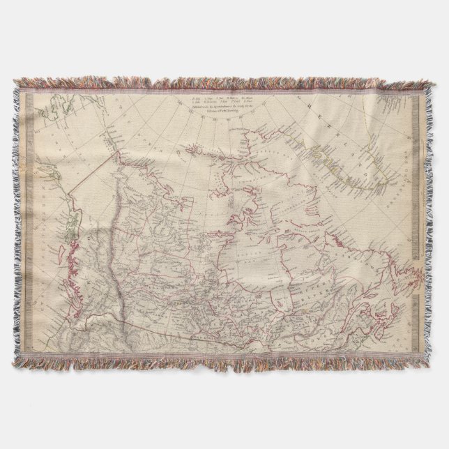 British North America Throw Blanket (Front)
