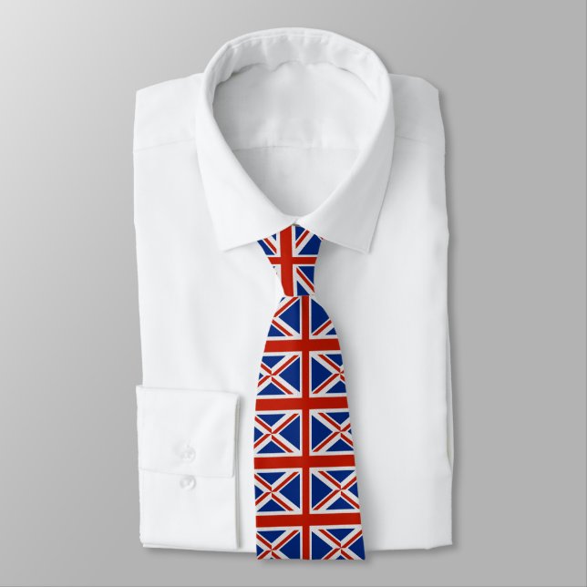 British Patriot Tie (Tied)