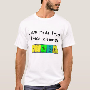 British periodic table patriotic shirt