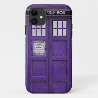 British Police Public Call Box (Purple)
