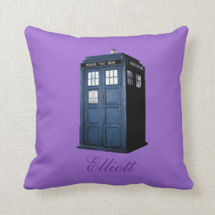 BRITISH POLICE TELEPHONE BOX PILLOW