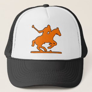 British Polo Sport Horse Player Silhouette Ponies Trucker Hat