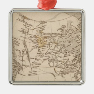 British possessions in America Metal Ornament